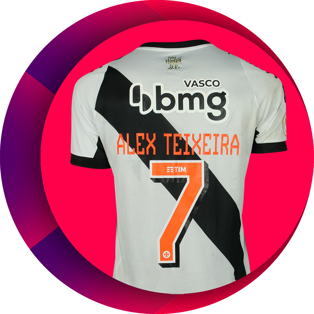 ALEX TEIXEIRA – VASCO DA GAMA MATCH WORN JERSEY