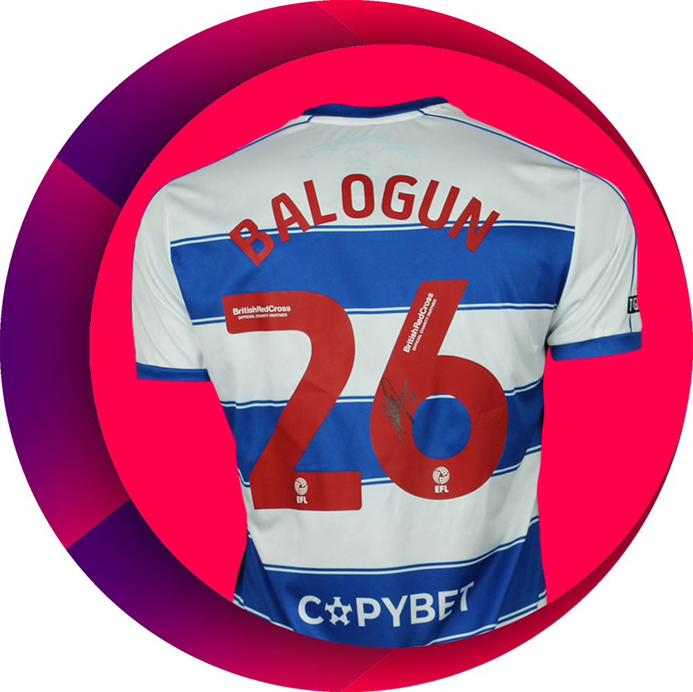 LEON BALOGUN – QUEENS PARK RANGERS FC MATCH WORN JERSEY
