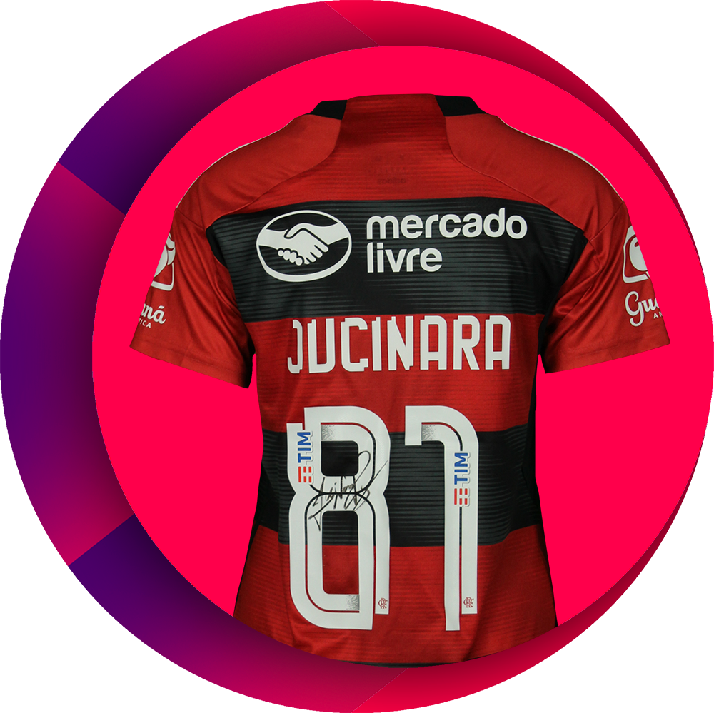 JUCINARA – CR FLAMENGO MATCH WORN JERSEY