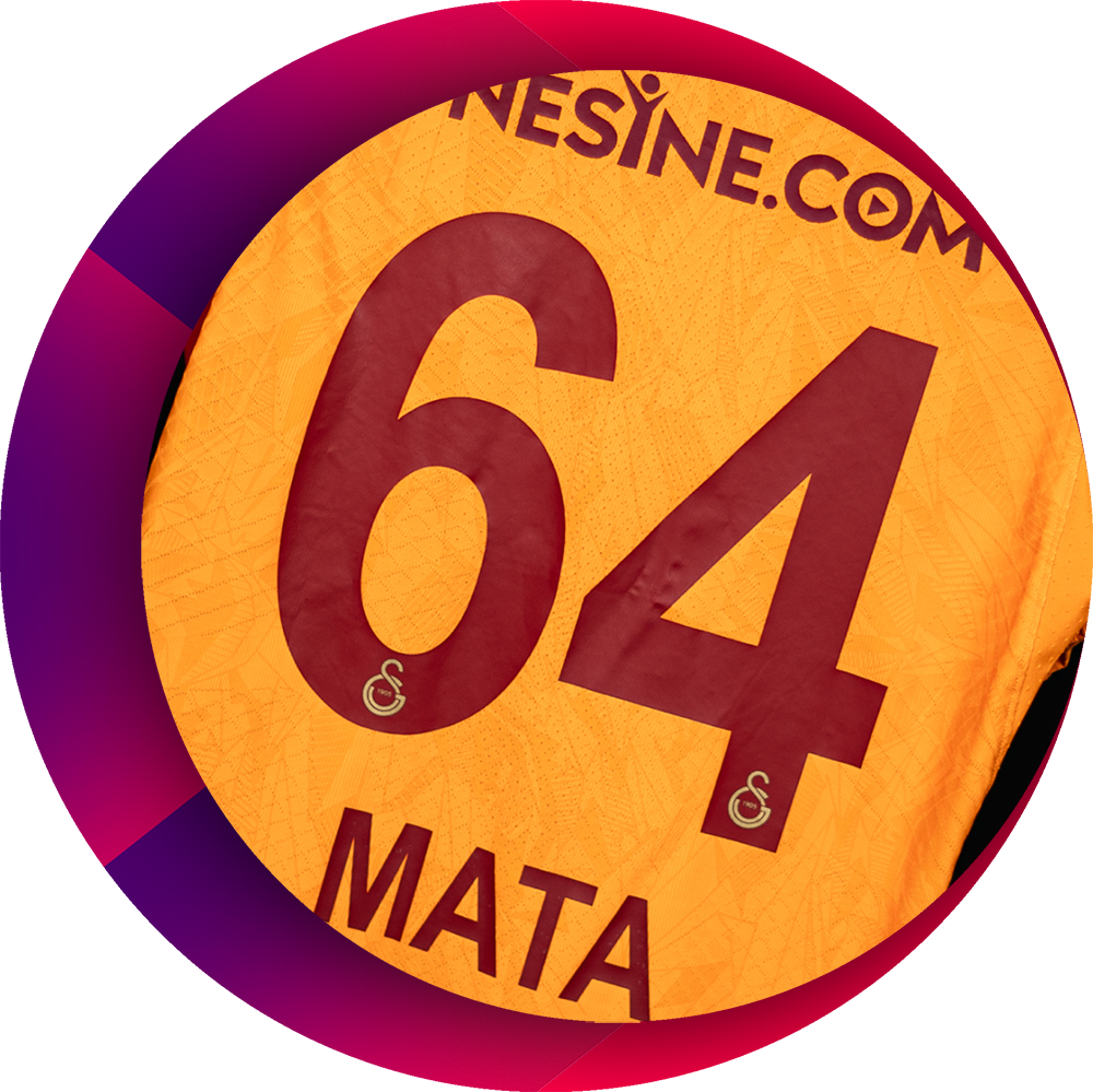 JUAN MATA – GALATASARAY S.K. MATCH WORN JERSEY