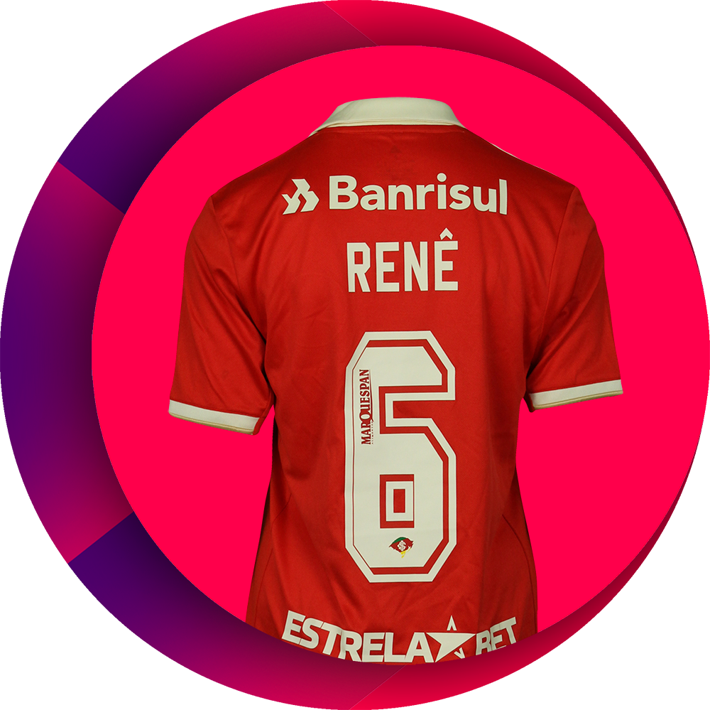 RENÉ – SC INTERNACIONAL MATCH WORN JERSEY