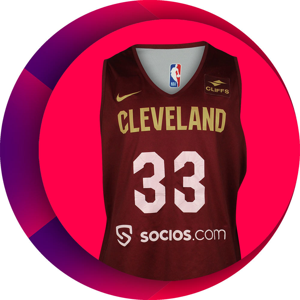 ROBIN LOPEZ – CLEVELAND CAVALIERS WORN PRACTICE JERSEY