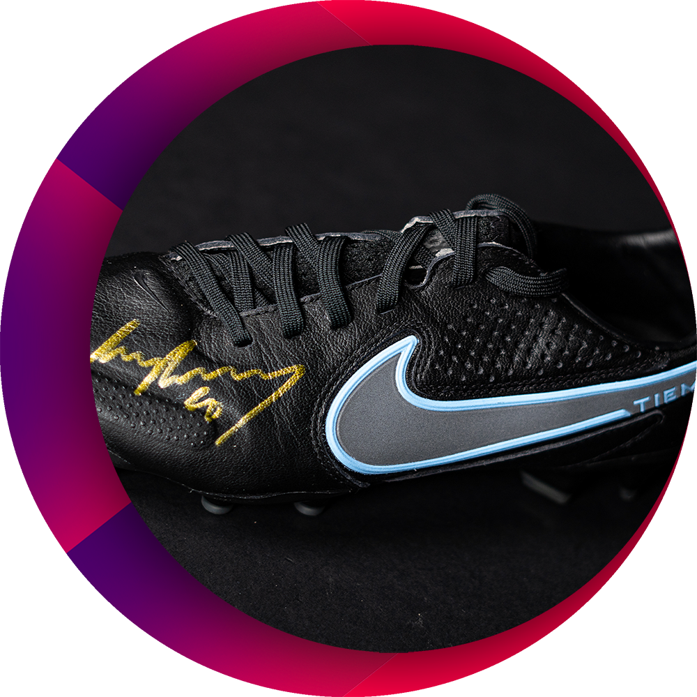 WAYNE ROONEY – SIGNED FOOTBALL BOOT
