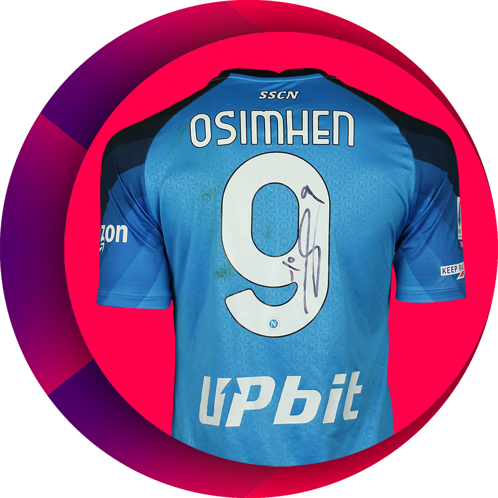 VICTOR OSIMHEN – SSC NAPOLI MATCH WORN JERSEY