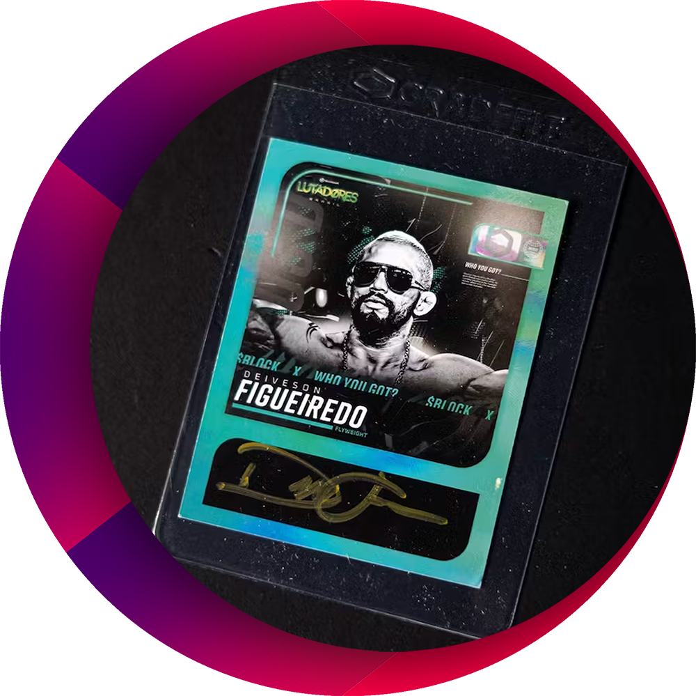 DEIVESON FIGUEIREDO – SIGNED TRADING CARD